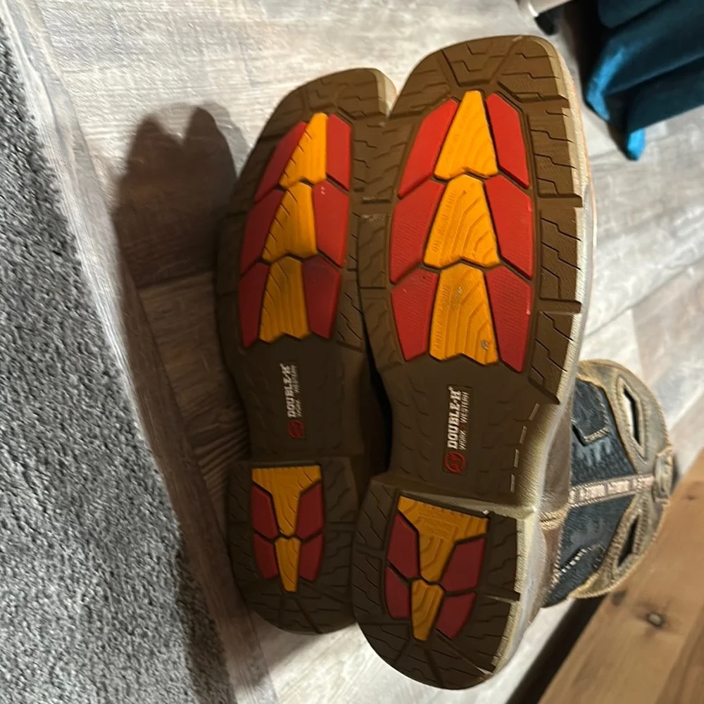 Double H Men's Brown Western Boots - Picture 3 of 5